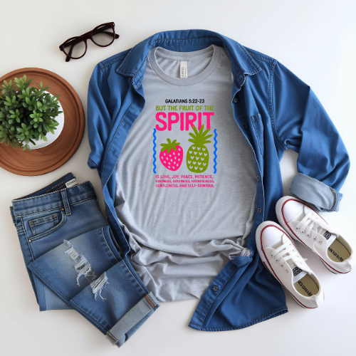Fruit of the Spirit T-Shirt — Galatians 5:22-23 Inspirational Christian Tee