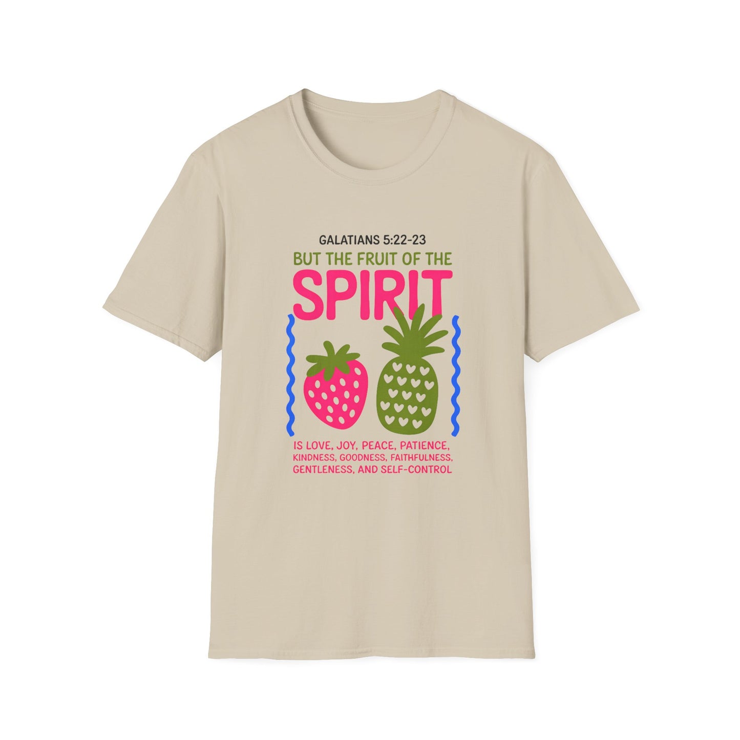 Fruit of the Spirit T-Shirt — Galatians 5:22-23 Inspirational Christian Tee