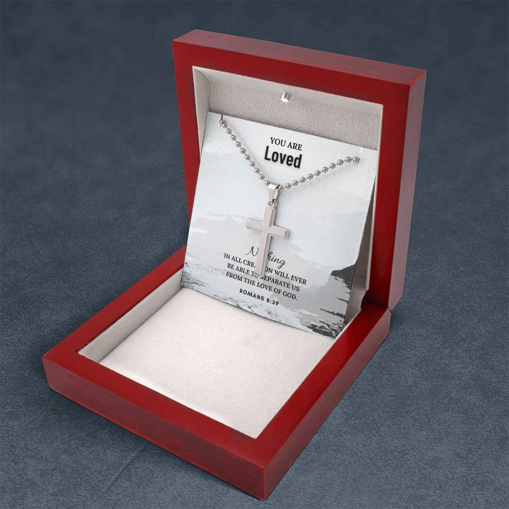 Stainless Steel Faith Cross Necklace