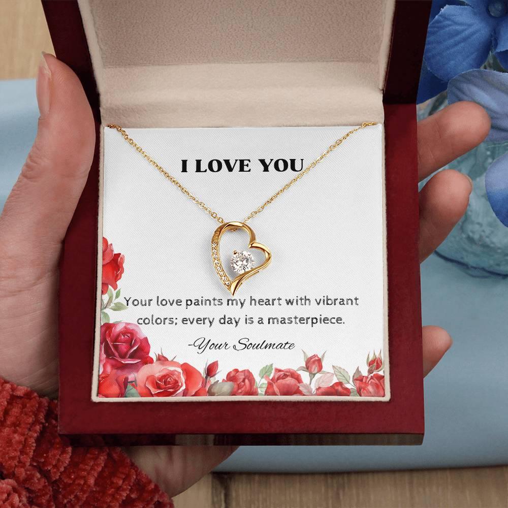 Forever Love Necklace Pendant Gift For Soulmate - Camili Bel Creations Gift Shop