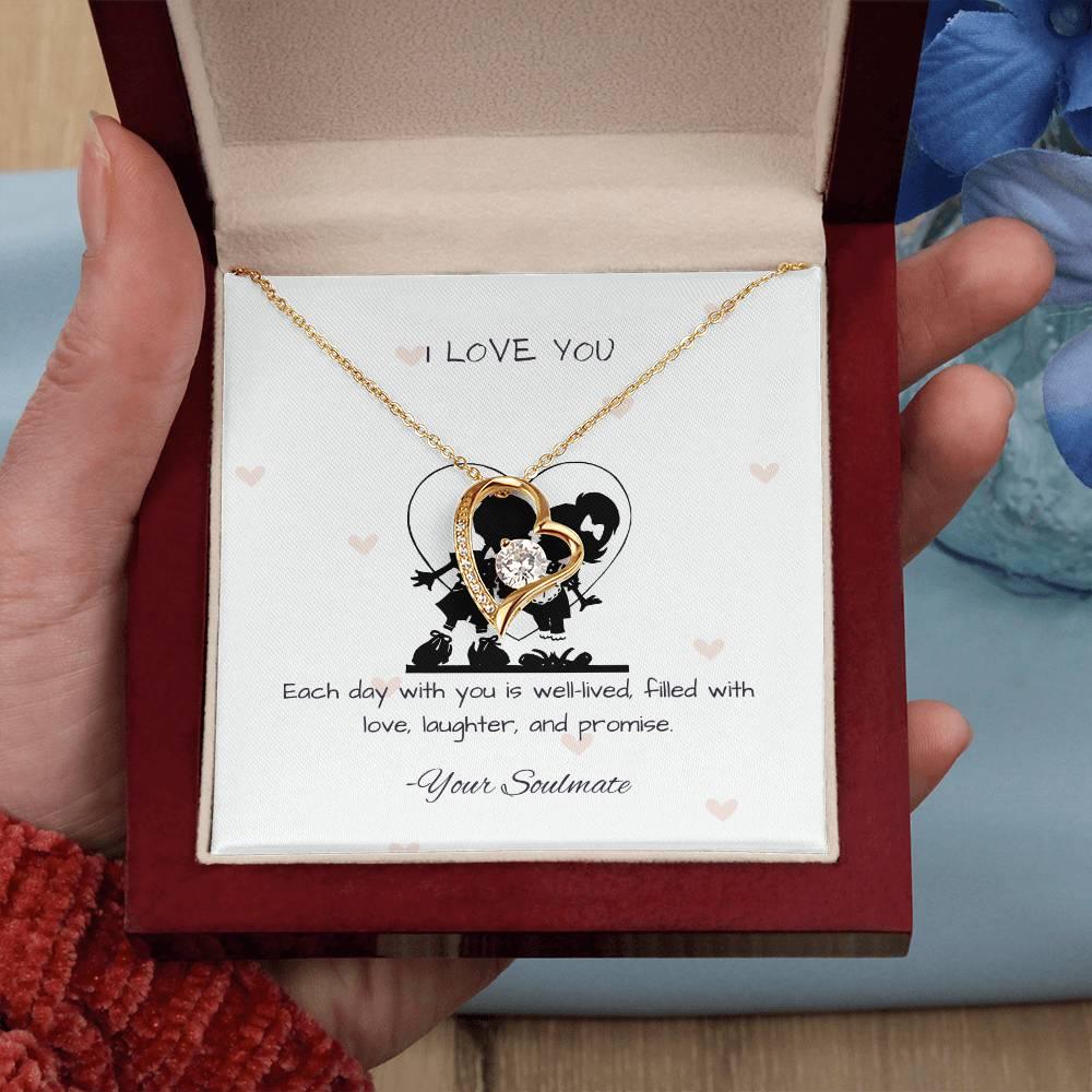 Forever Love Necklace Pendant Gift For Soulmate - Camili Bel Creations Gift Shop