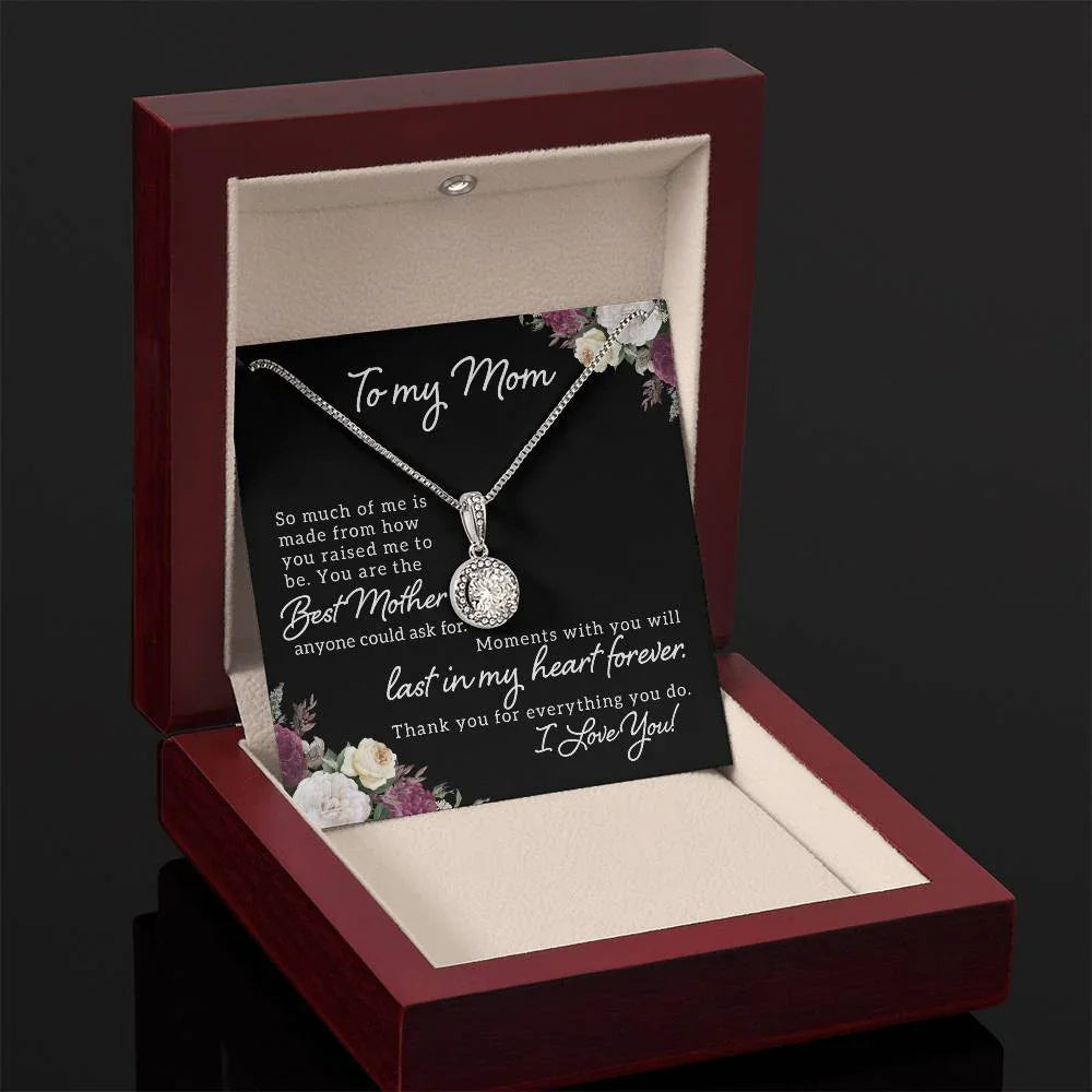 Eternal Hope Necklace 14 K White Gold Finish I The Perfect Gift For Best Mother - Camili Bel Creations Gift Shop