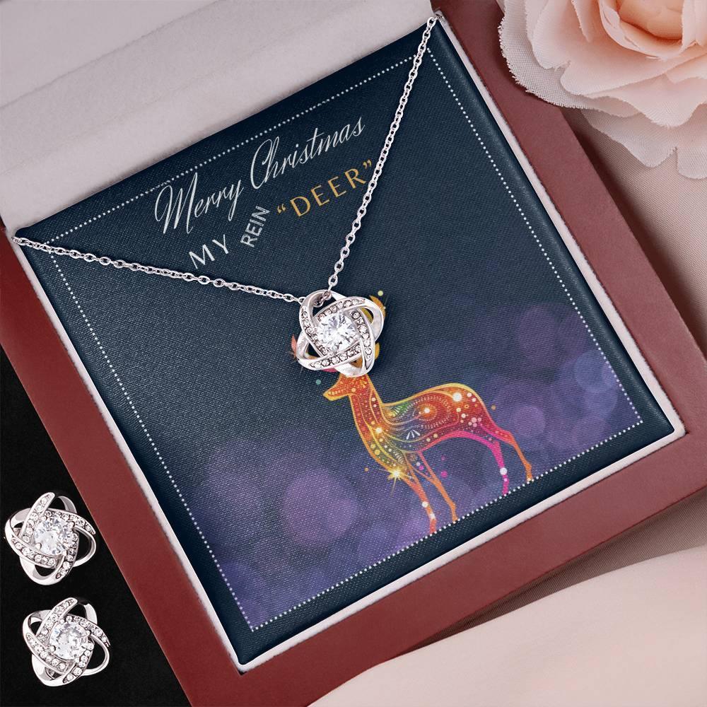 Love Knot Necklace 14K I To My Wife - Camili Bel Creations Gift Shop