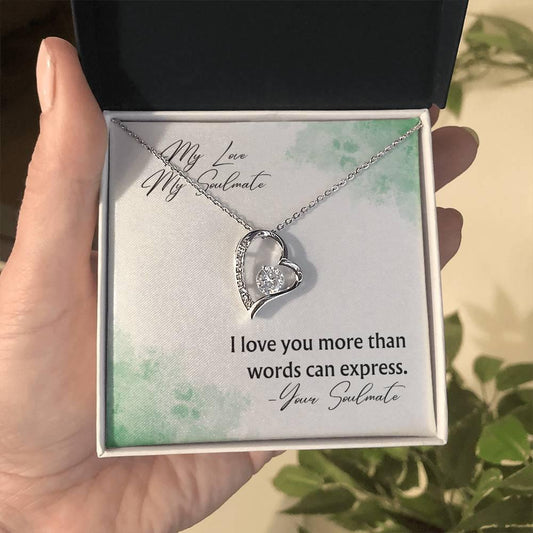 Forever Love Necklace Pendant Gift For Soulmate - Camili Bel Creations Gift Shop