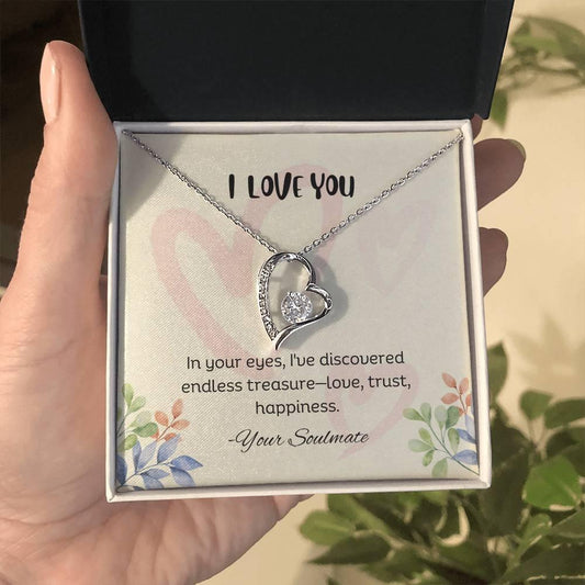 Forever Love Necklace Pendant Gift For Soulmate - Camili Bel Creations Gift Shop