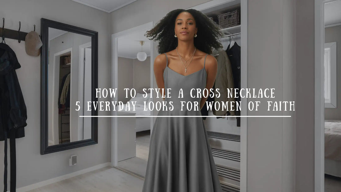  how to style a cross necklace — 5 everyday looks for women of faith