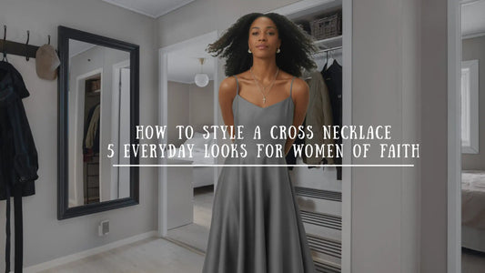  how to style a cross necklace — 5 everyday looks for women of faith