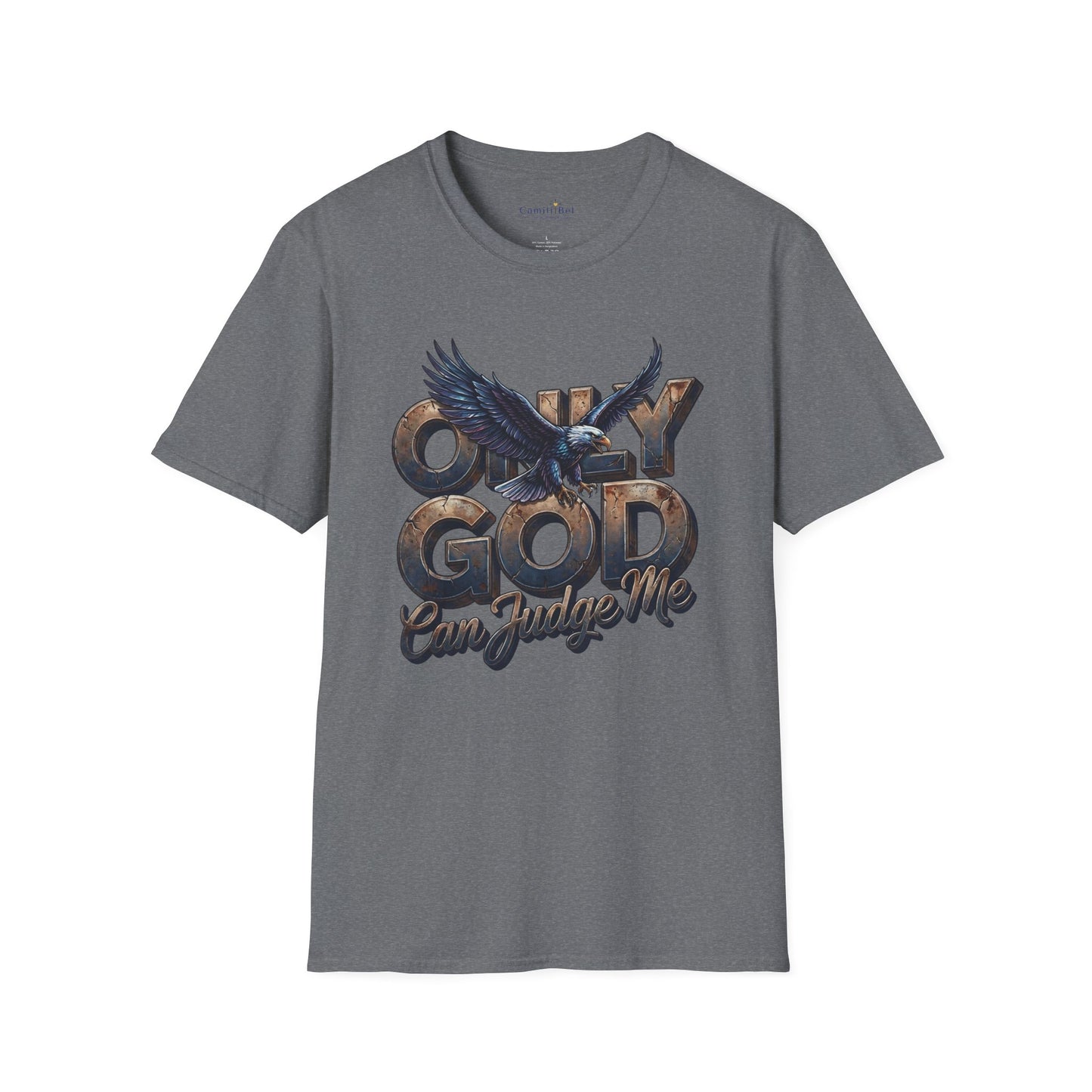 Only God Can Judge Me T‑Shirt — Christian Eagle Graphic Tee