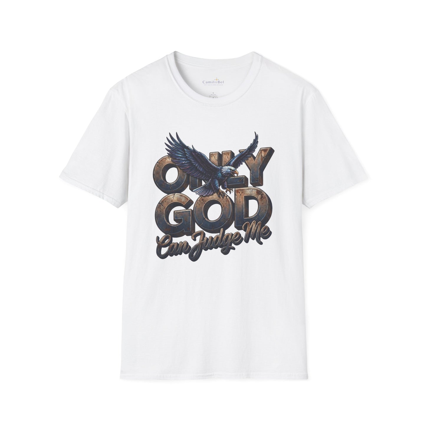 Only God Can Judge Me T‑Shirt — Christian Eagle Graphic Tee