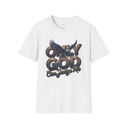 Only God Can Judge Me T‑Shirt — Christian Eagle Graphic Tee