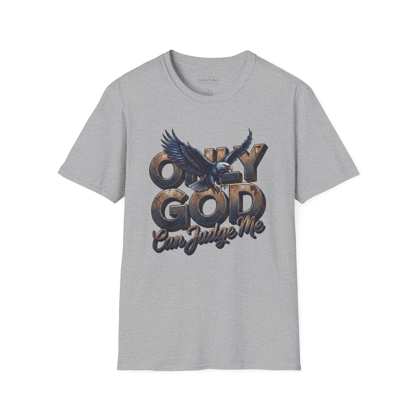 Only God Can Judge Me T‑Shirt — Christian Eagle Graphic Tee