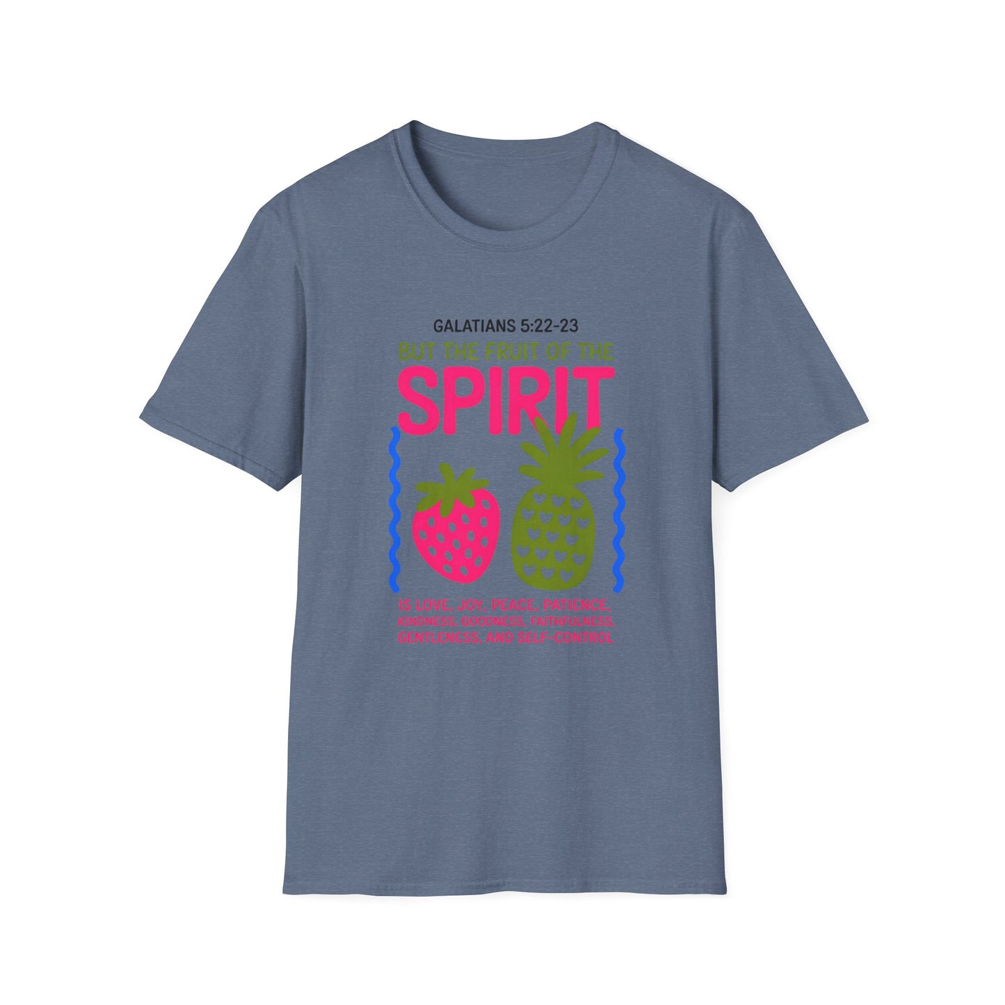 Fruit of the Spirit T-Shirt — Galatians 5:22-23 Inspirational Christian Tee