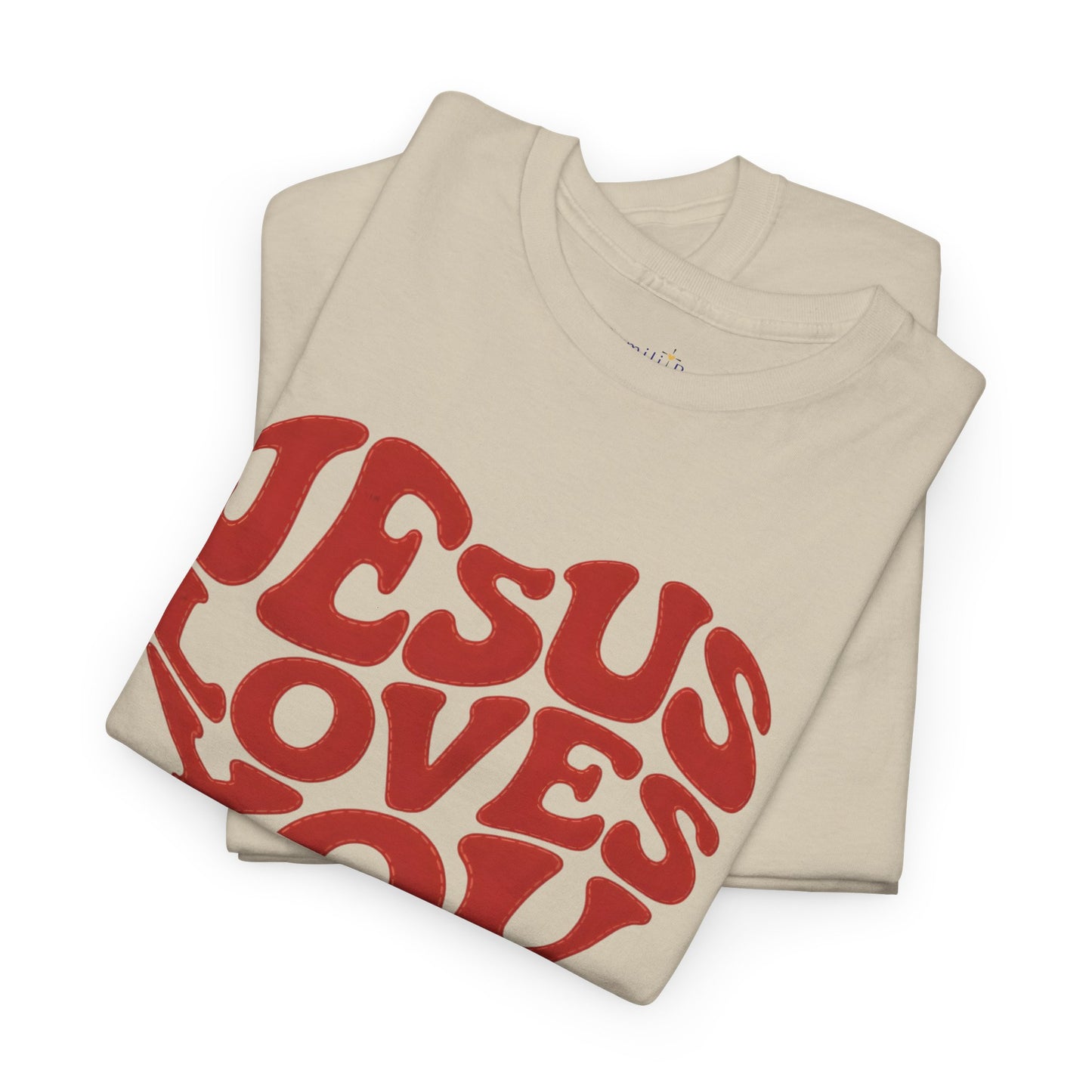 Jesus Loves You Heart T‑Shirt