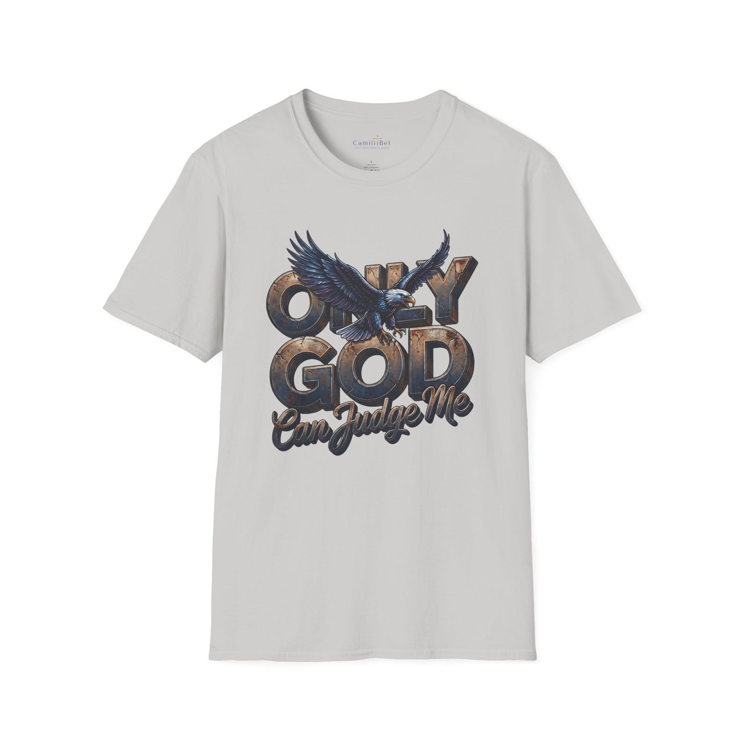 Only God Can Judge Me T‑Shirt — Christian Eagle Graphic Tee