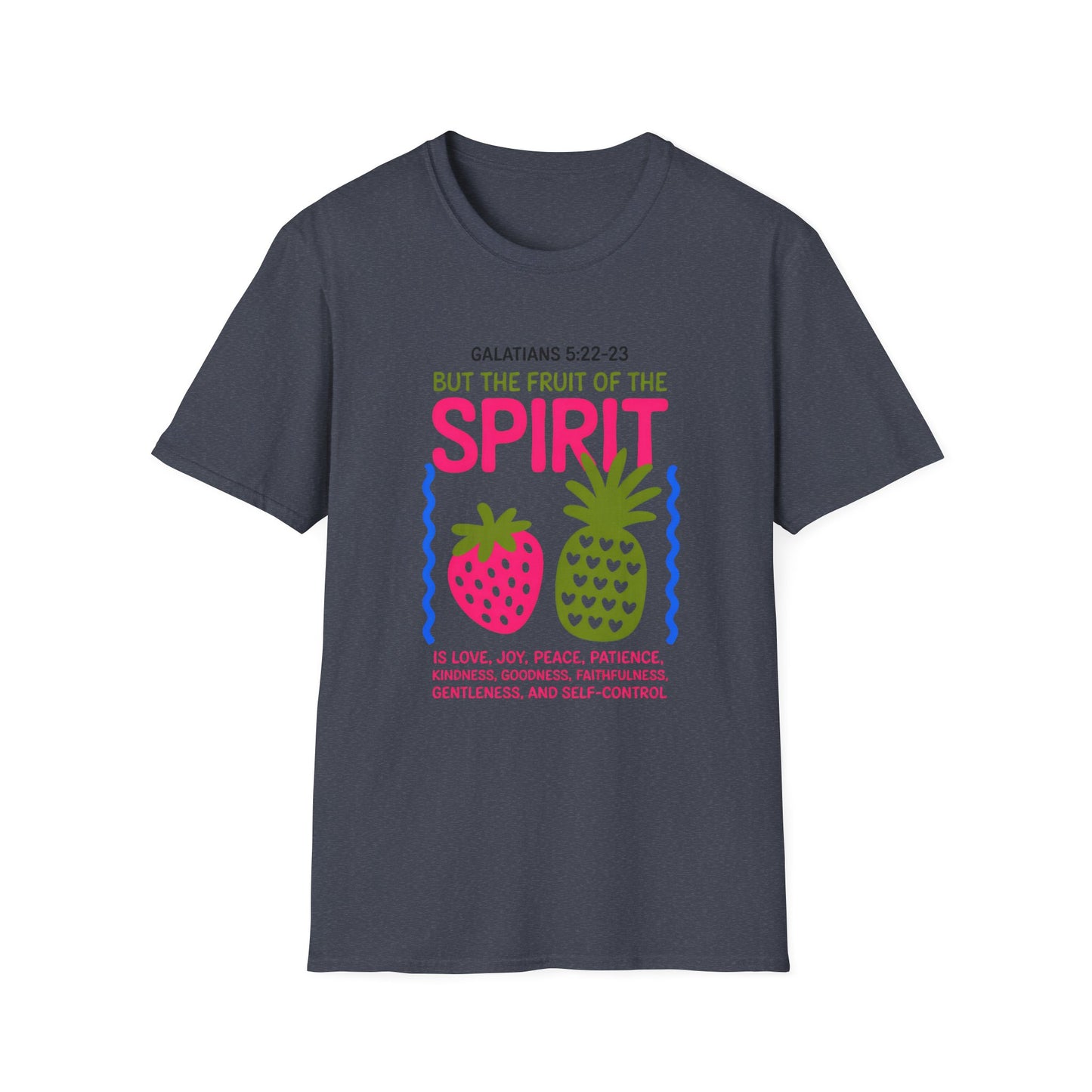 Fruit of the Spirit T-Shirt — Galatians 5:22-23 Inspirational Christian Tee