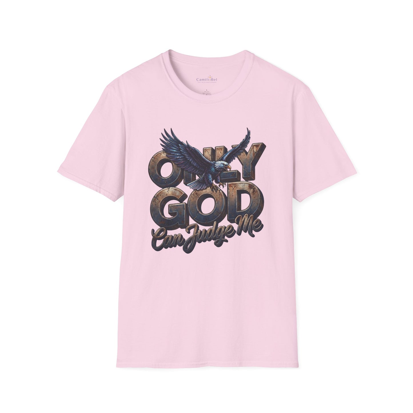 Only God Can Judge Me T‑Shirt — Christian Eagle Graphic Tee