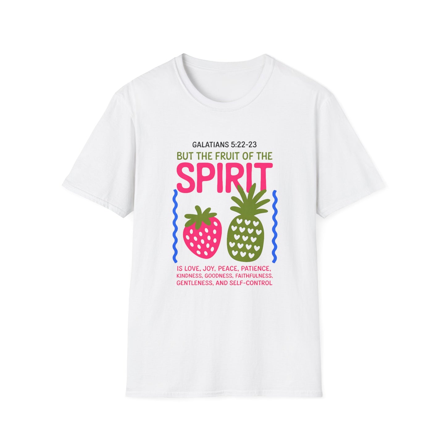Fruit of the Spirit T-Shirt — Galatians 5:22-23 Inspirational Christian Tee
