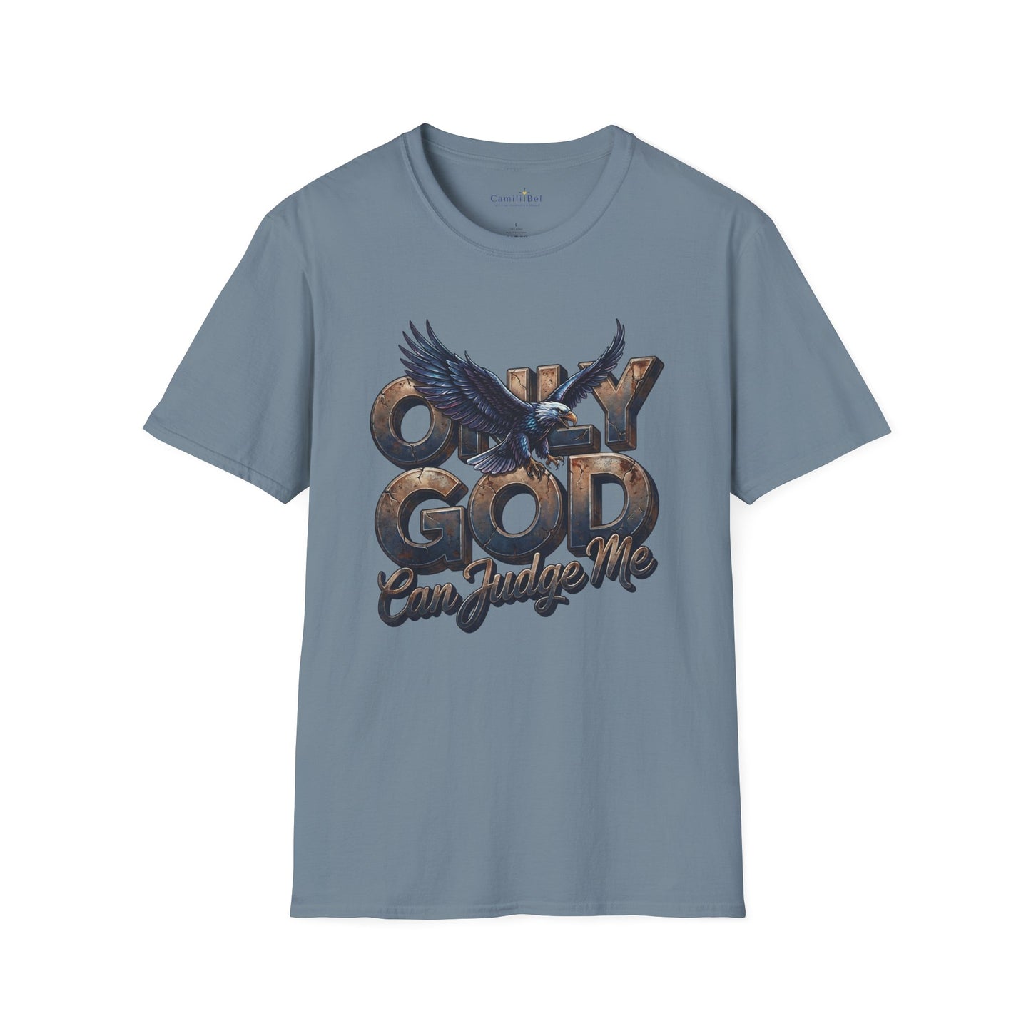 Only God Can Judge Me T‑Shirt — Christian Eagle Graphic Tee