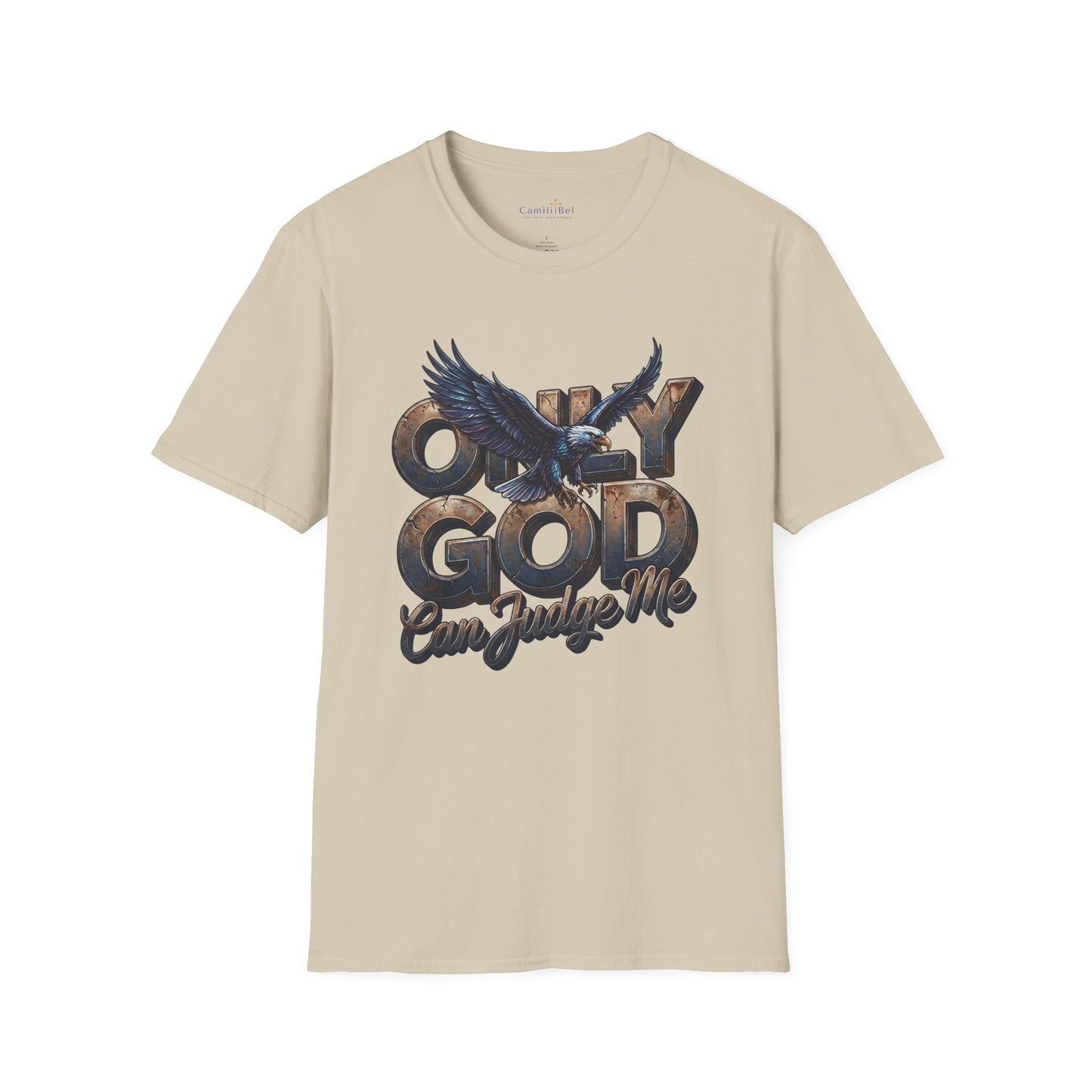 Only God Can Judge Me T‑Shirt — Christian Eagle Graphic Tee