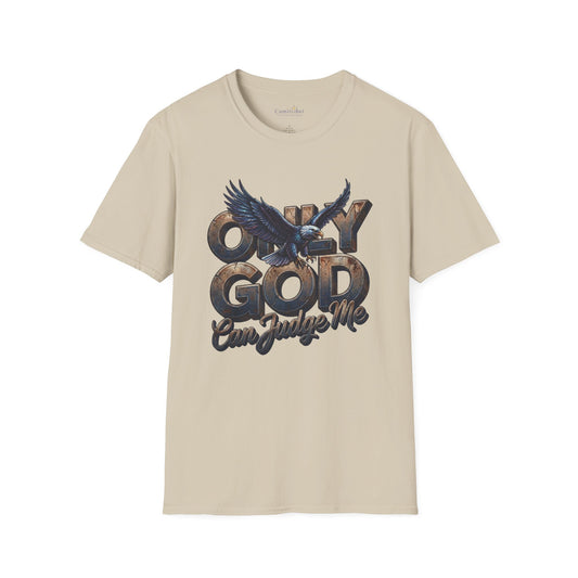 Only God Can Judge Me T‑Shirt — Christian Eagle Graphic Tee