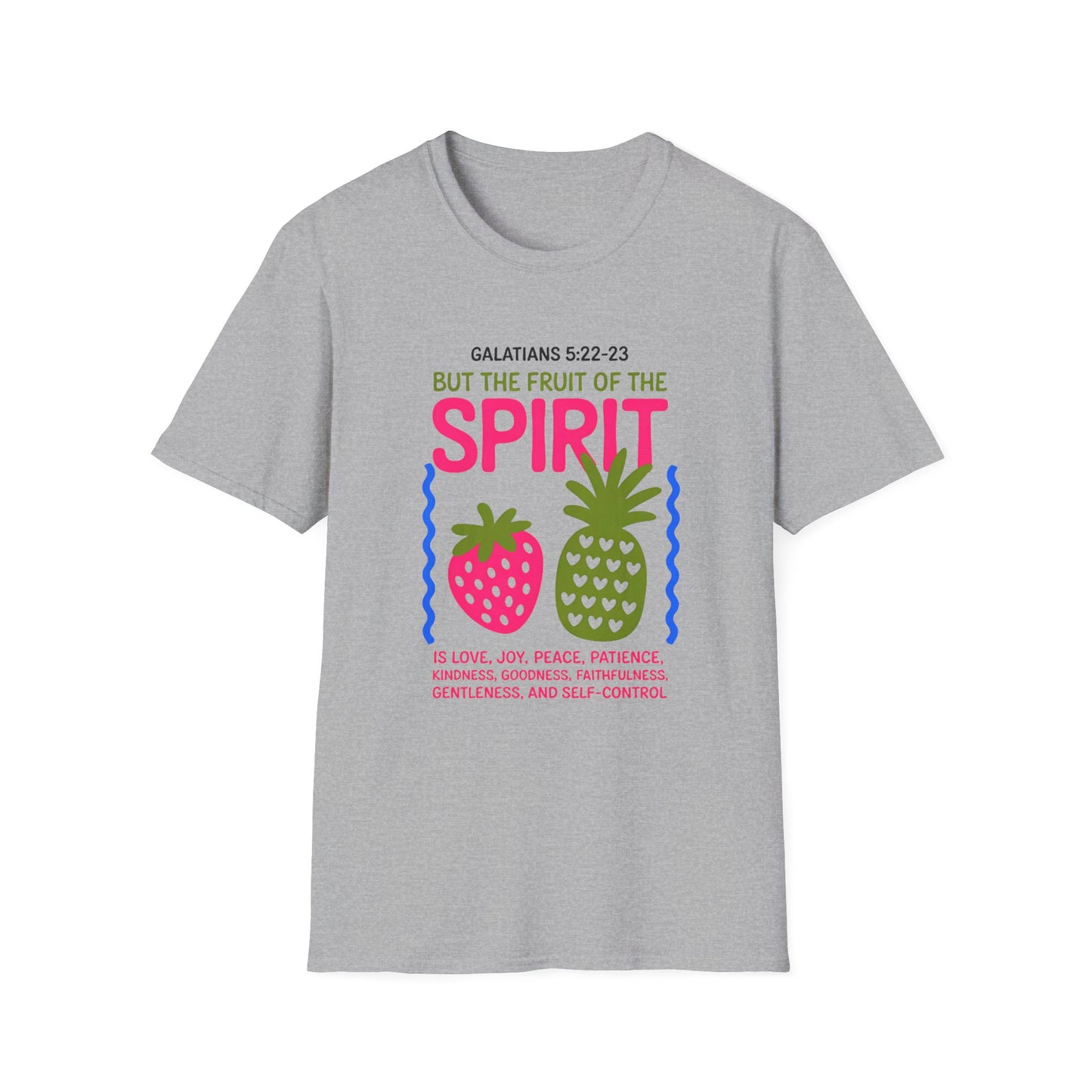 Fruit of the Spirit T-Shirt — Galatians 5:22-23 Inspirational Christian Tee