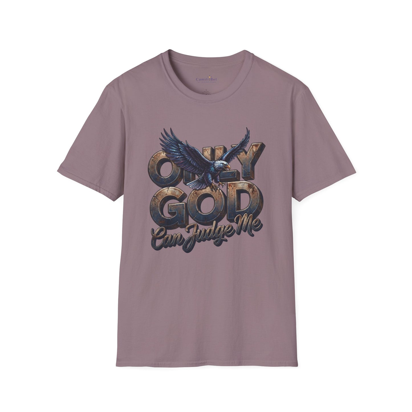 Only God Can Judge Me T‑Shirt — Christian Eagle Graphic Tee