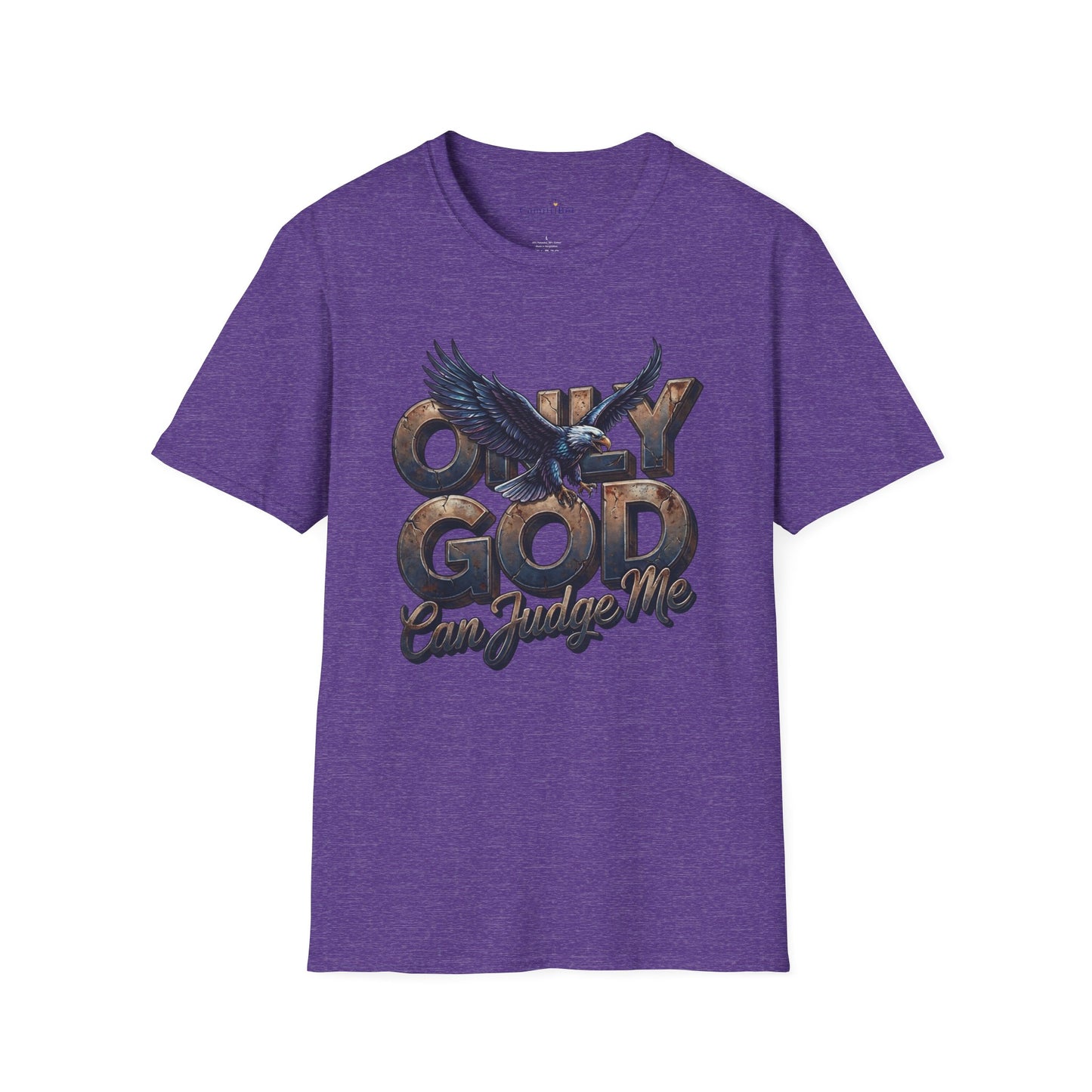 Only God Can Judge Me T‑Shirt — Christian Eagle Graphic Tee