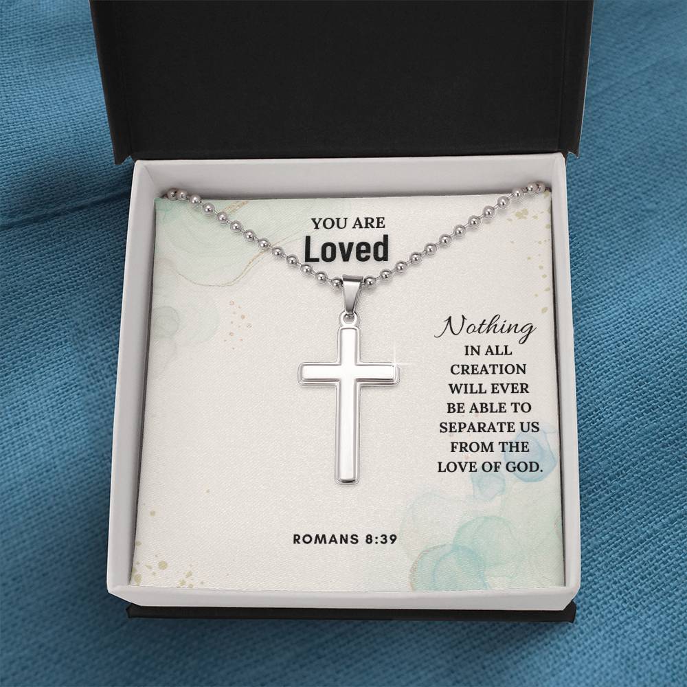 Stainless Steel Faith Cross Necklace