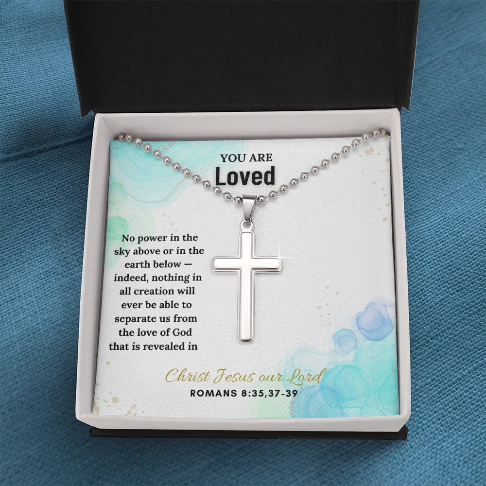 Stainless Steel Faith Cross Necklace