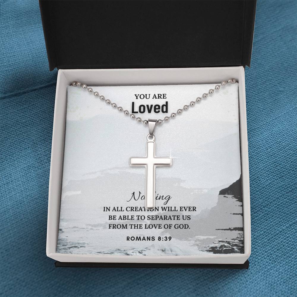 Stainless Steel Faith Cross Necklace