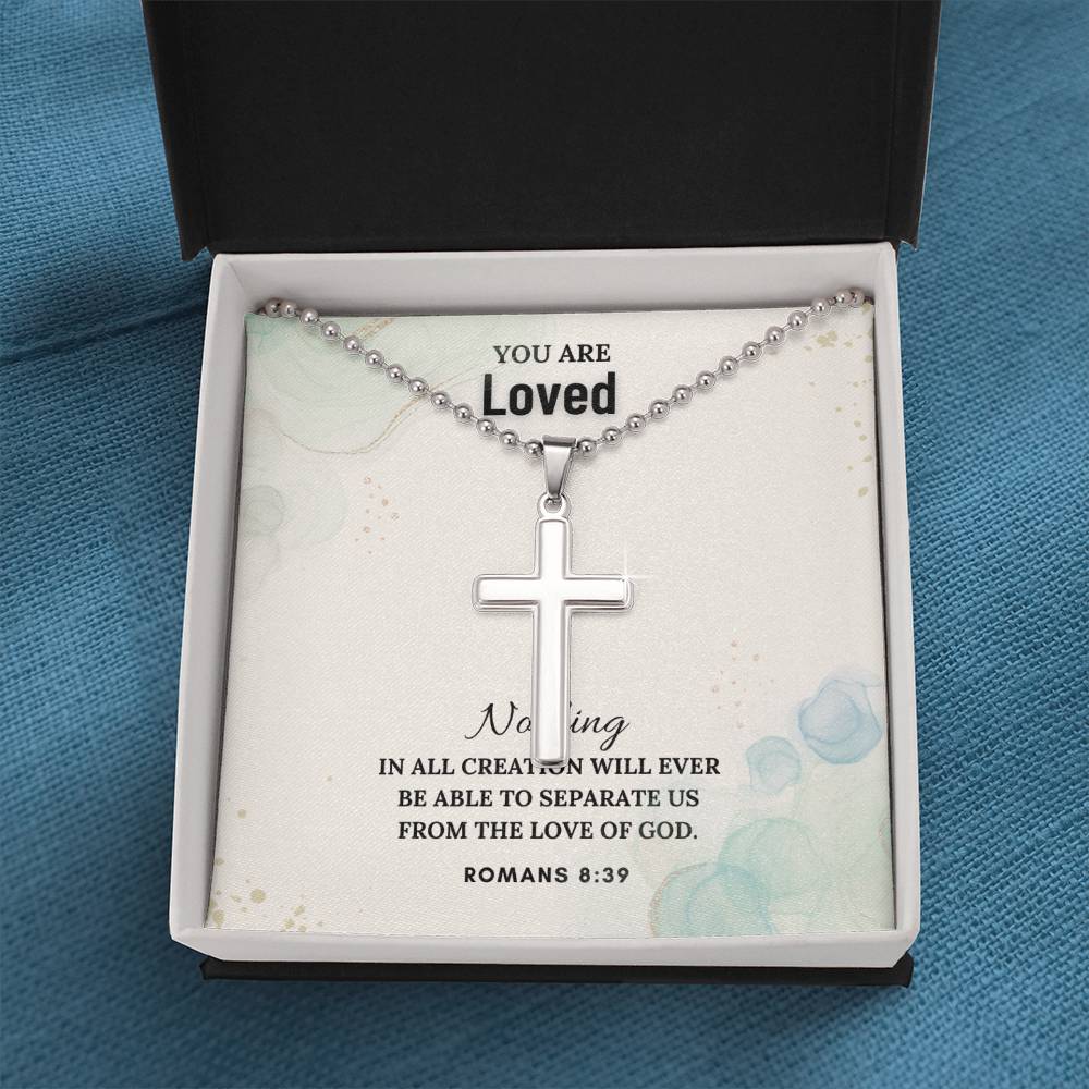 Stainless Steel Faith Cross Necklace