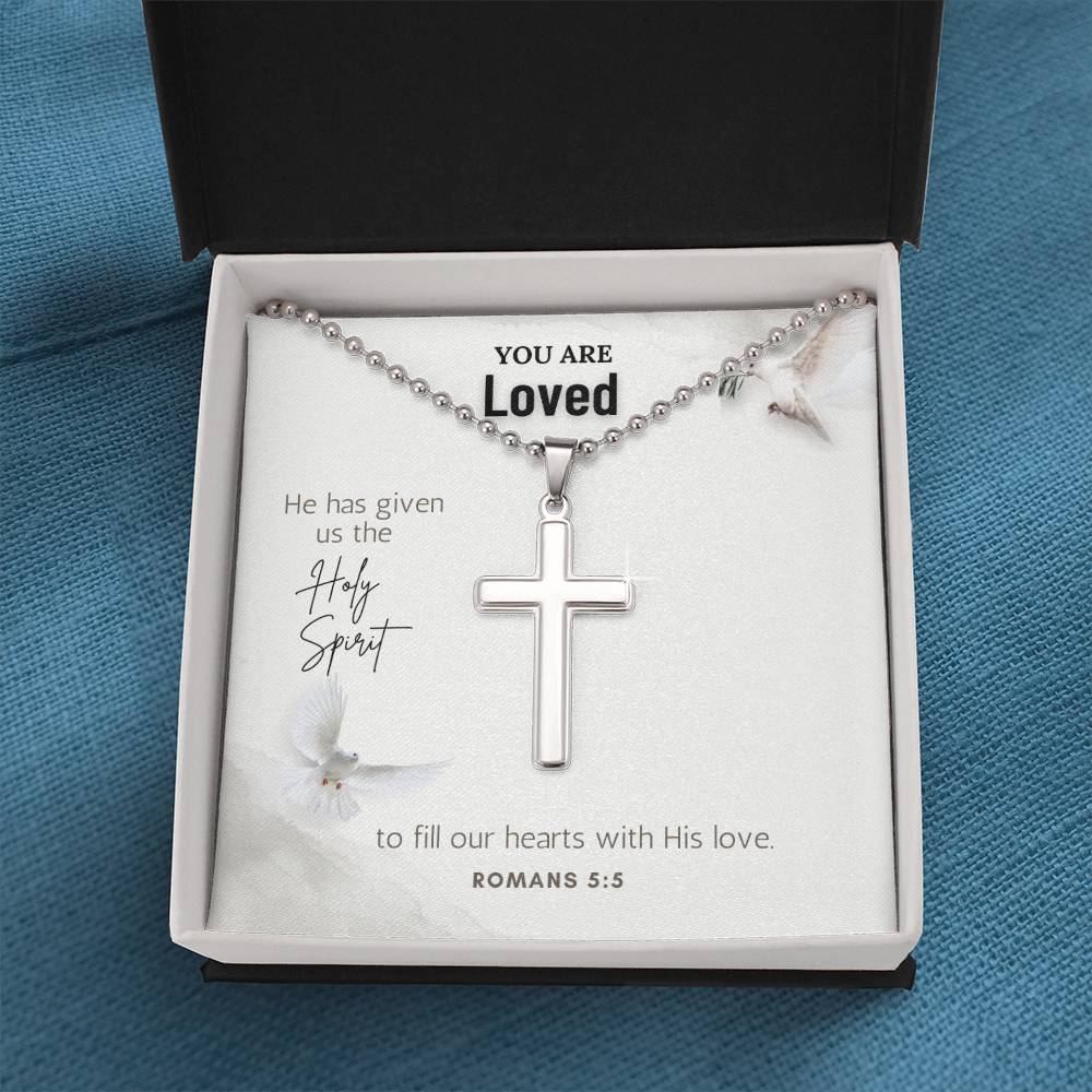 Stainless Steel Faith Cross Necklace