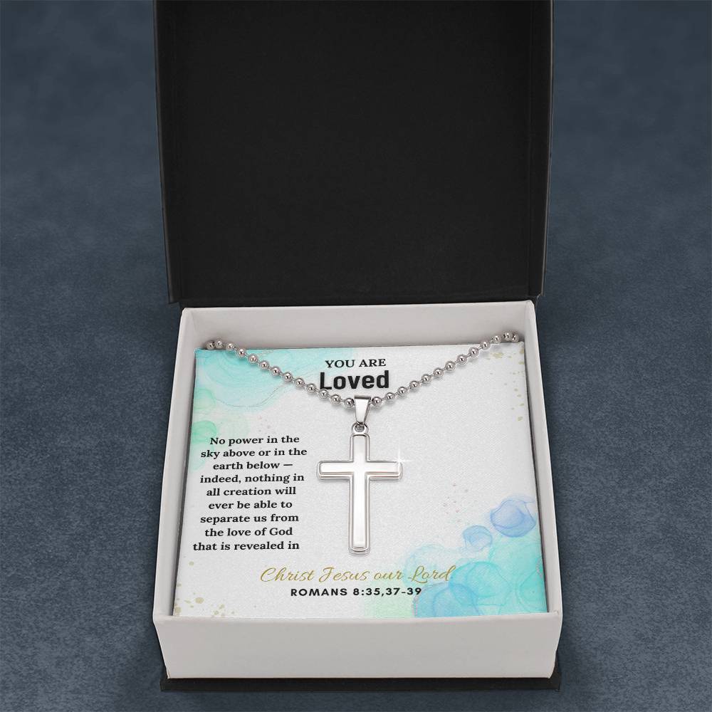 Stainless Steel Faith Cross Necklace