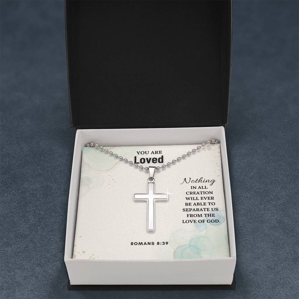 Stainless Steel Faith Cross Necklace