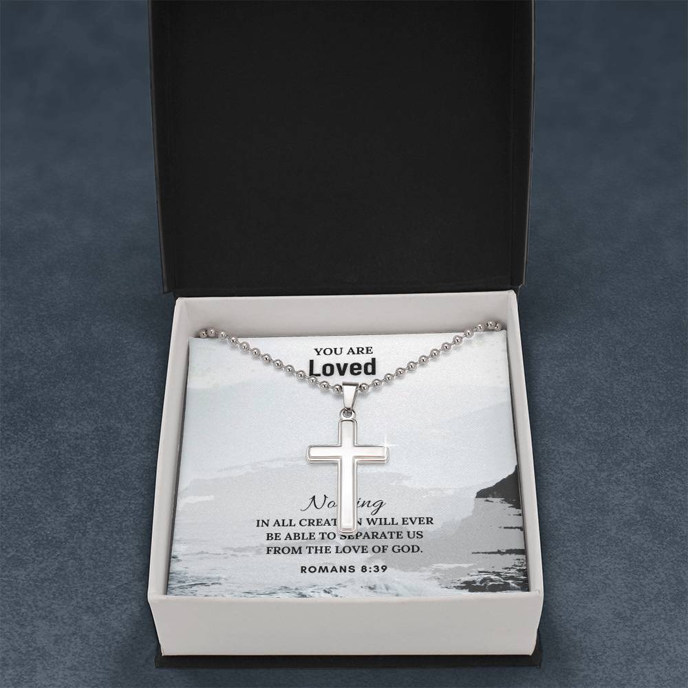 Stainless Steel Faith Cross Necklace