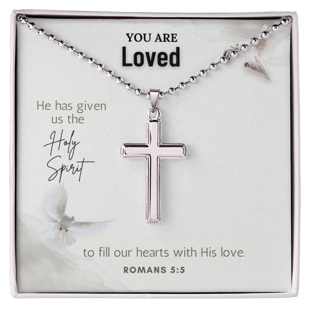 Stainless Steel Faith Cross Necklace