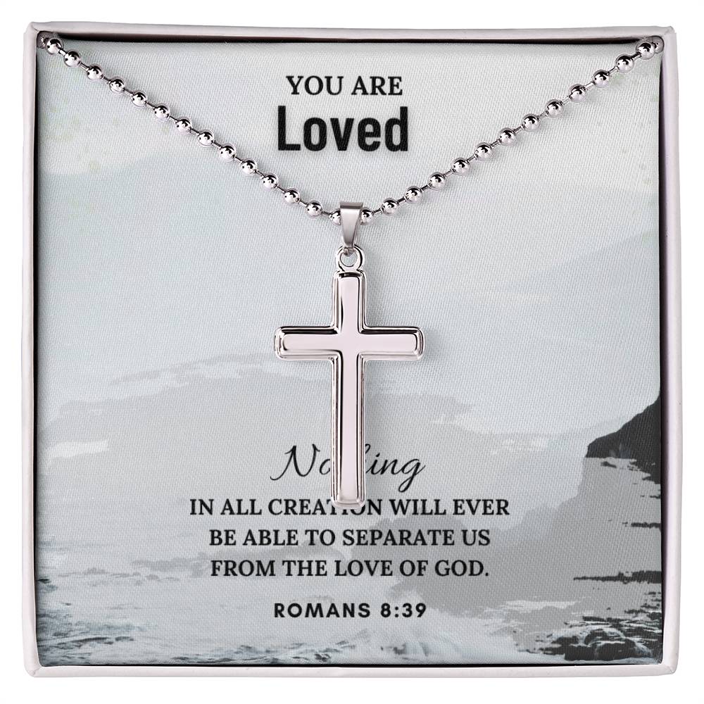 Stainless Steel Faith Cross Necklace