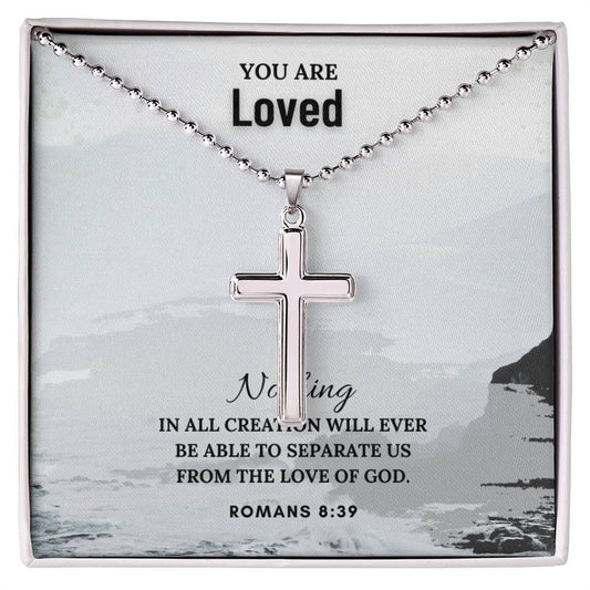 Stainless Steel Faith Cross Necklace