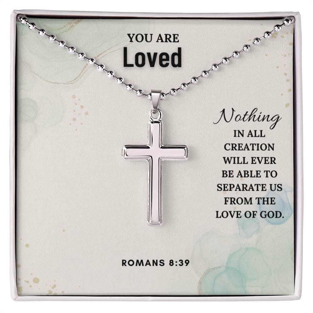 Stainless Steel Faith Cross Necklace