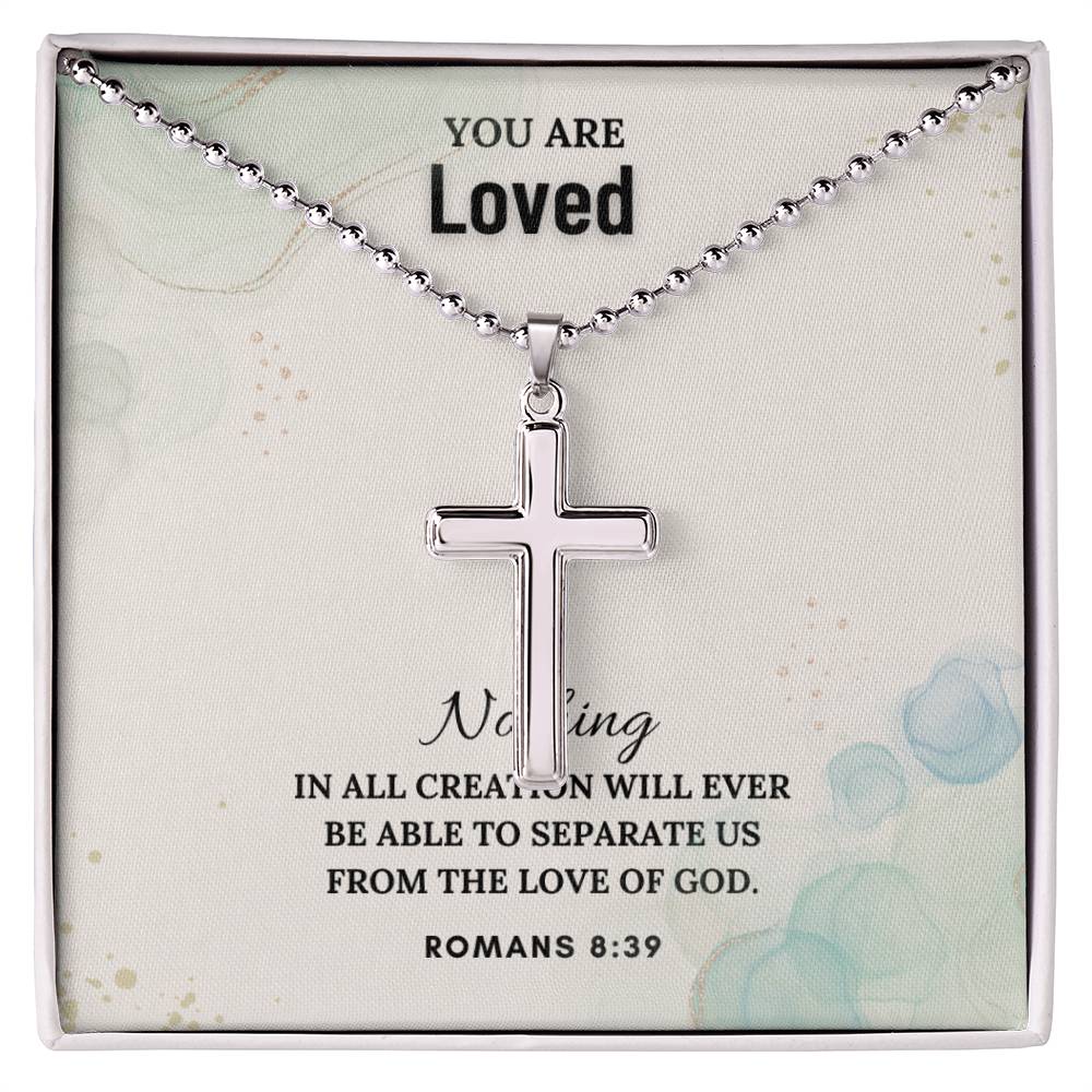 Stainless Steel Faith Cross Necklace