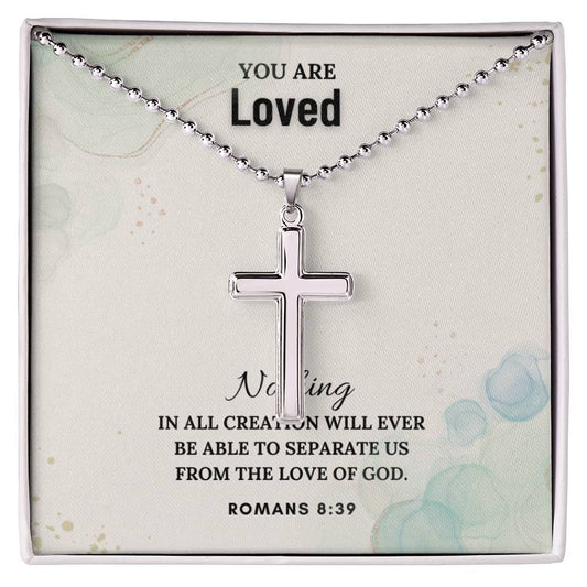 Stainless Steel Faith Cross Necklace