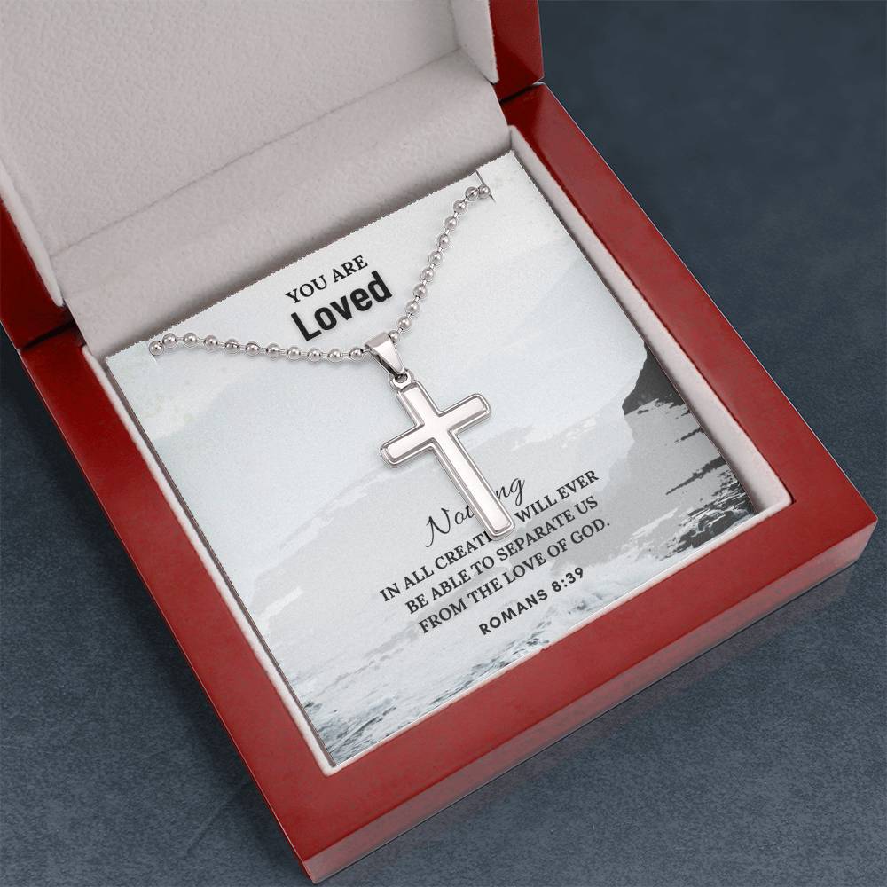 Stainless Steel Faith Cross Necklace