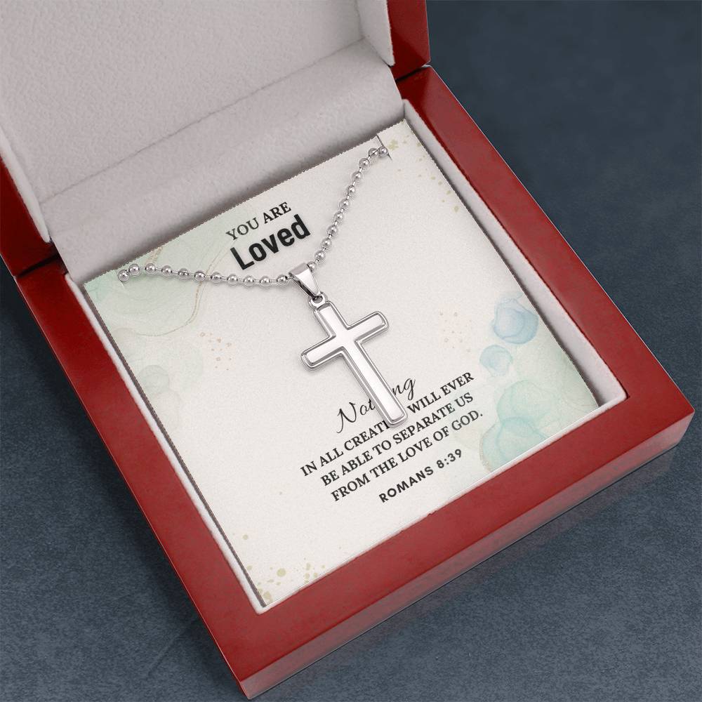 Stainless Steel Faith Cross Necklace