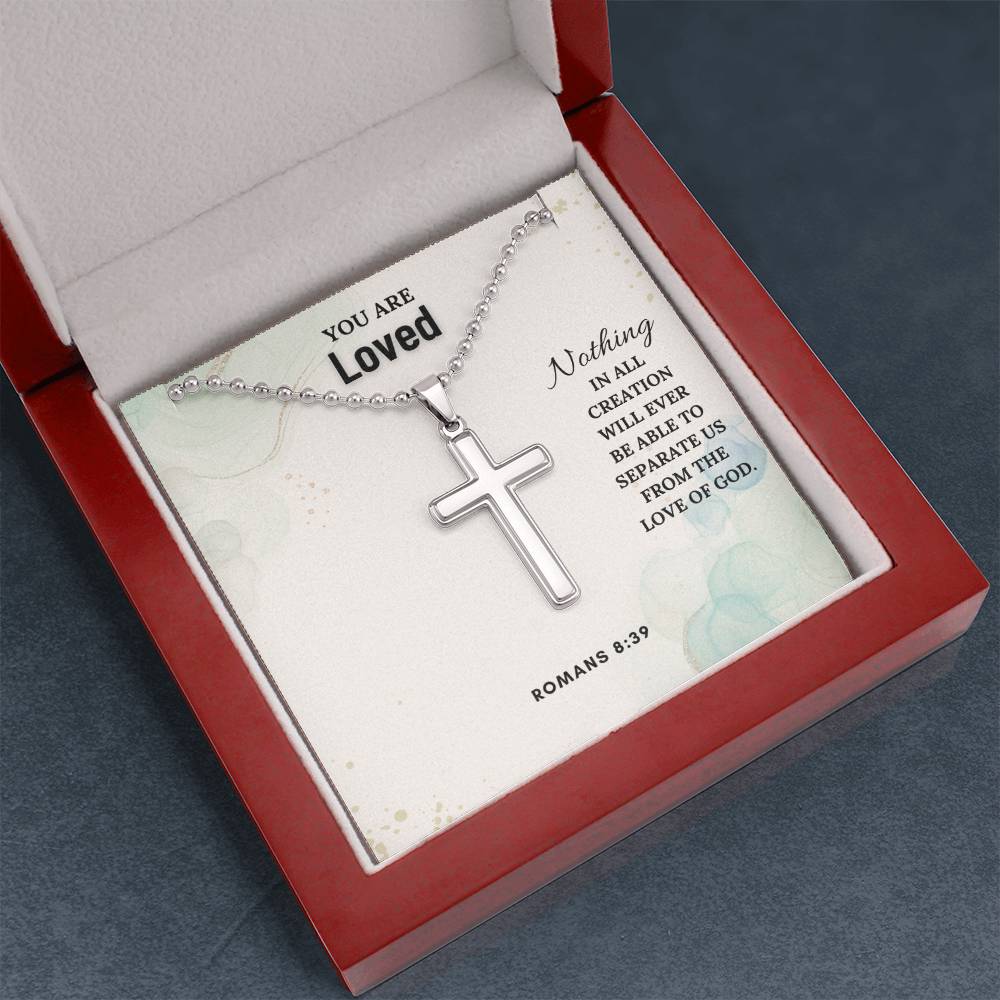 Stainless Steel Faith Cross Necklace