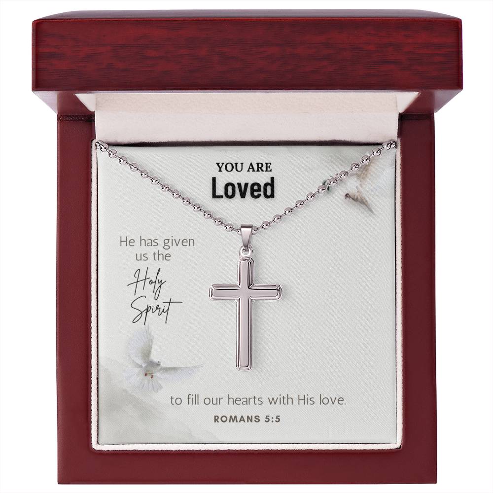 Stainless Steel Faith Cross Necklace