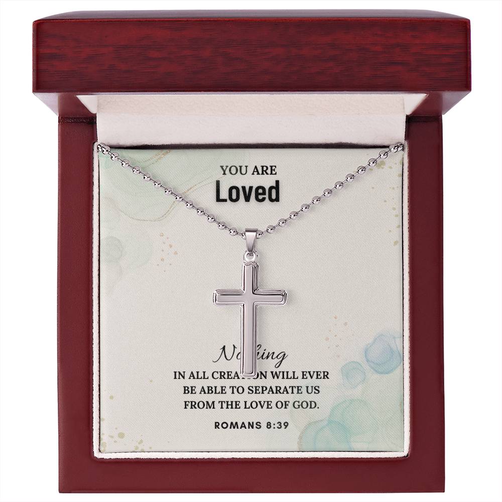 Stainless Steel Faith Cross Necklace