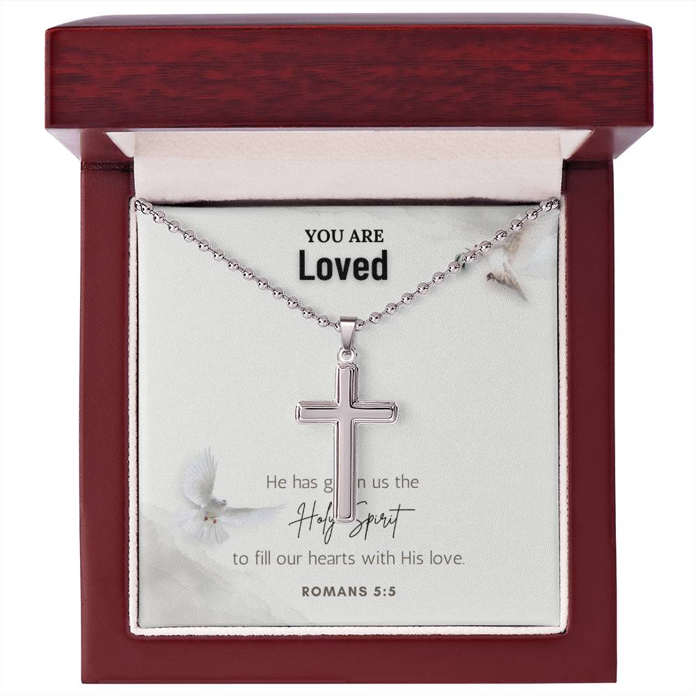 Stainless Steel Faith Cross Necklace