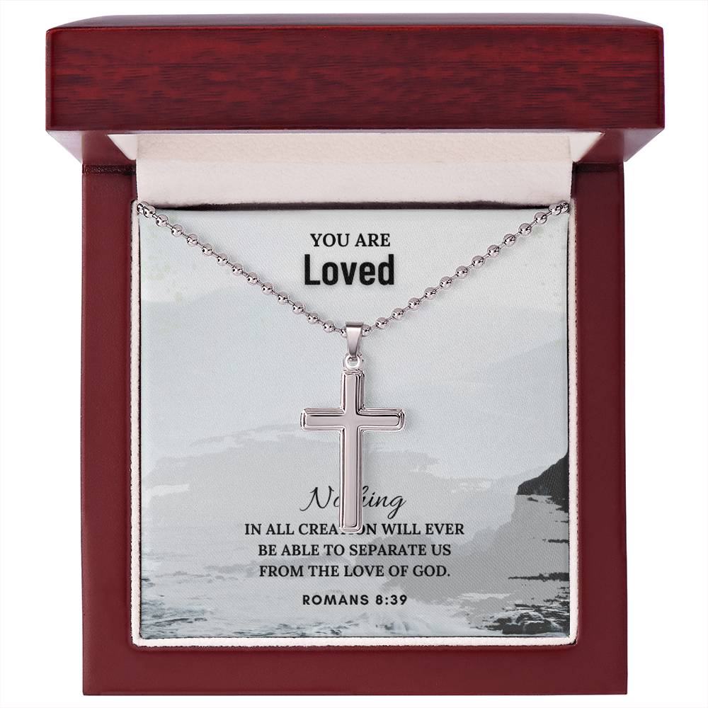 Stainless Steel Faith Cross Necklace