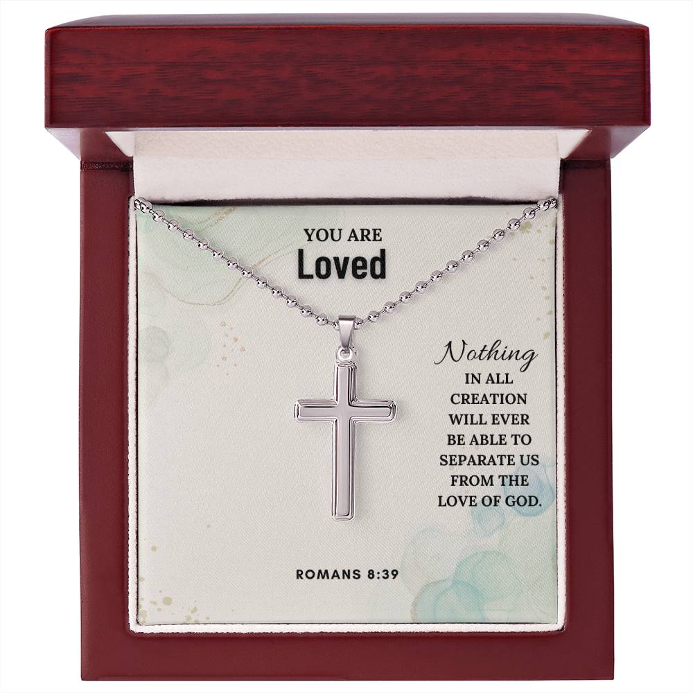 Stainless Steel Faith Cross Necklace