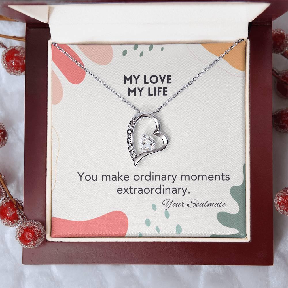 Forever Love Necklace Pendant Gift For Soulmate - Camili Bel Creations Gift Shop